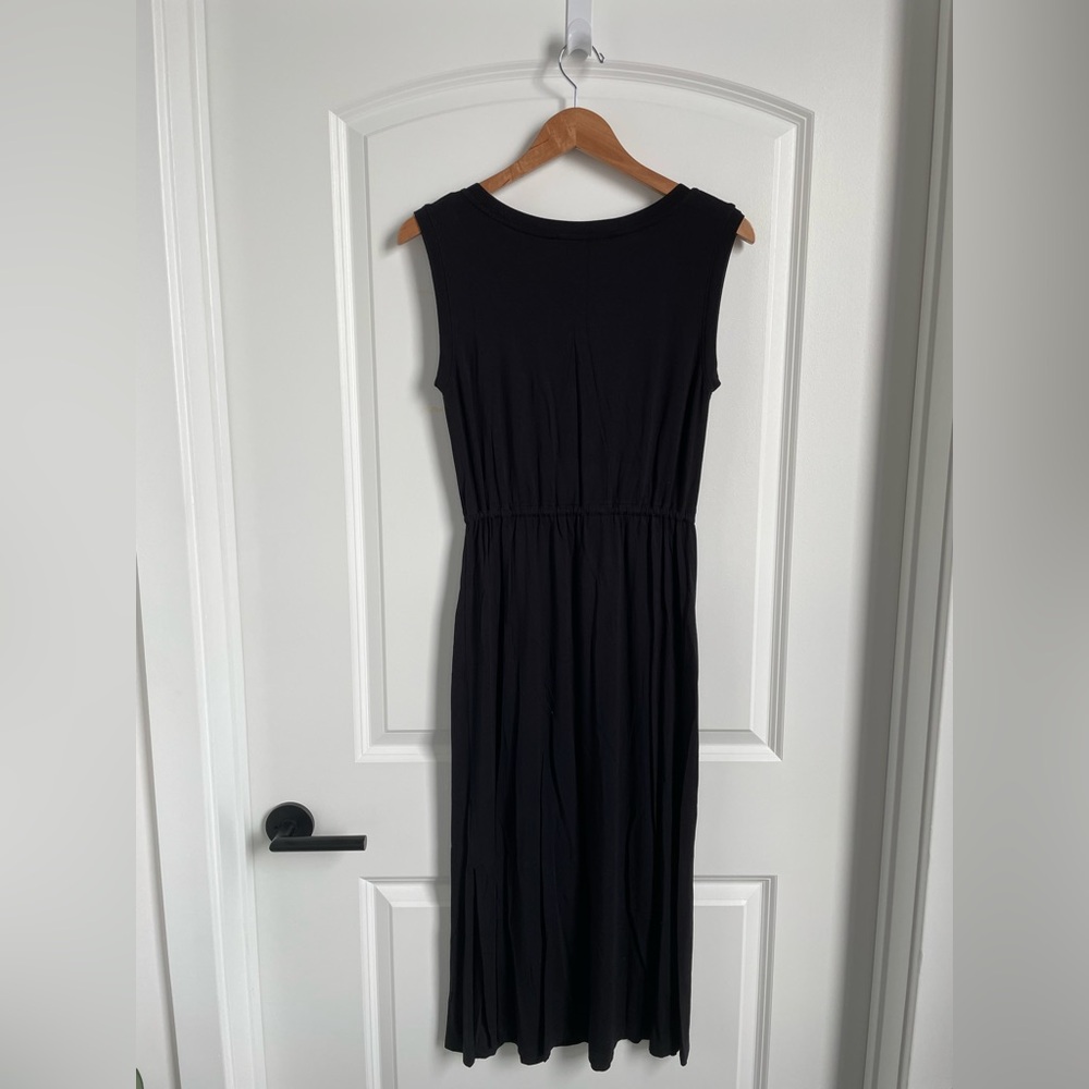 LOFT Black Midi Tank Dress - Picture 3 of 7
